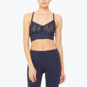 ALO Sports Bra | Navy Blue | Size Small | Like New